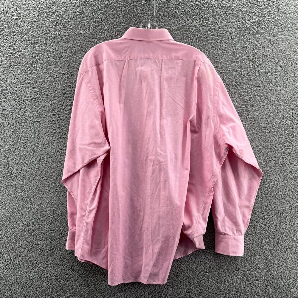 Vintage Polo Ralph Lauren Shirt Mens 17.5 34/35 Curham Pink Long Sleeve Button U - Picture 2 of 9